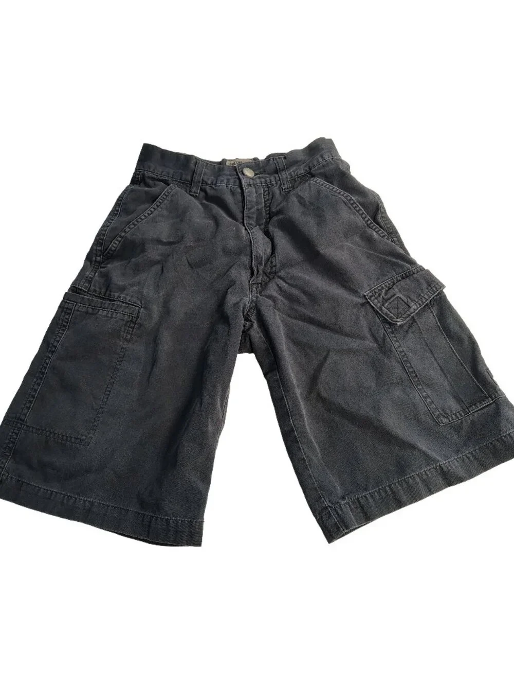 Boy's Vintage 90's Black Size 23 Quiksilver Everyday Cargo Shorts